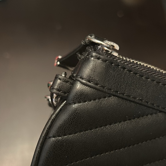 NWOT Calvin Klein black Wristlet with silver hardware - Picture 4 of 7